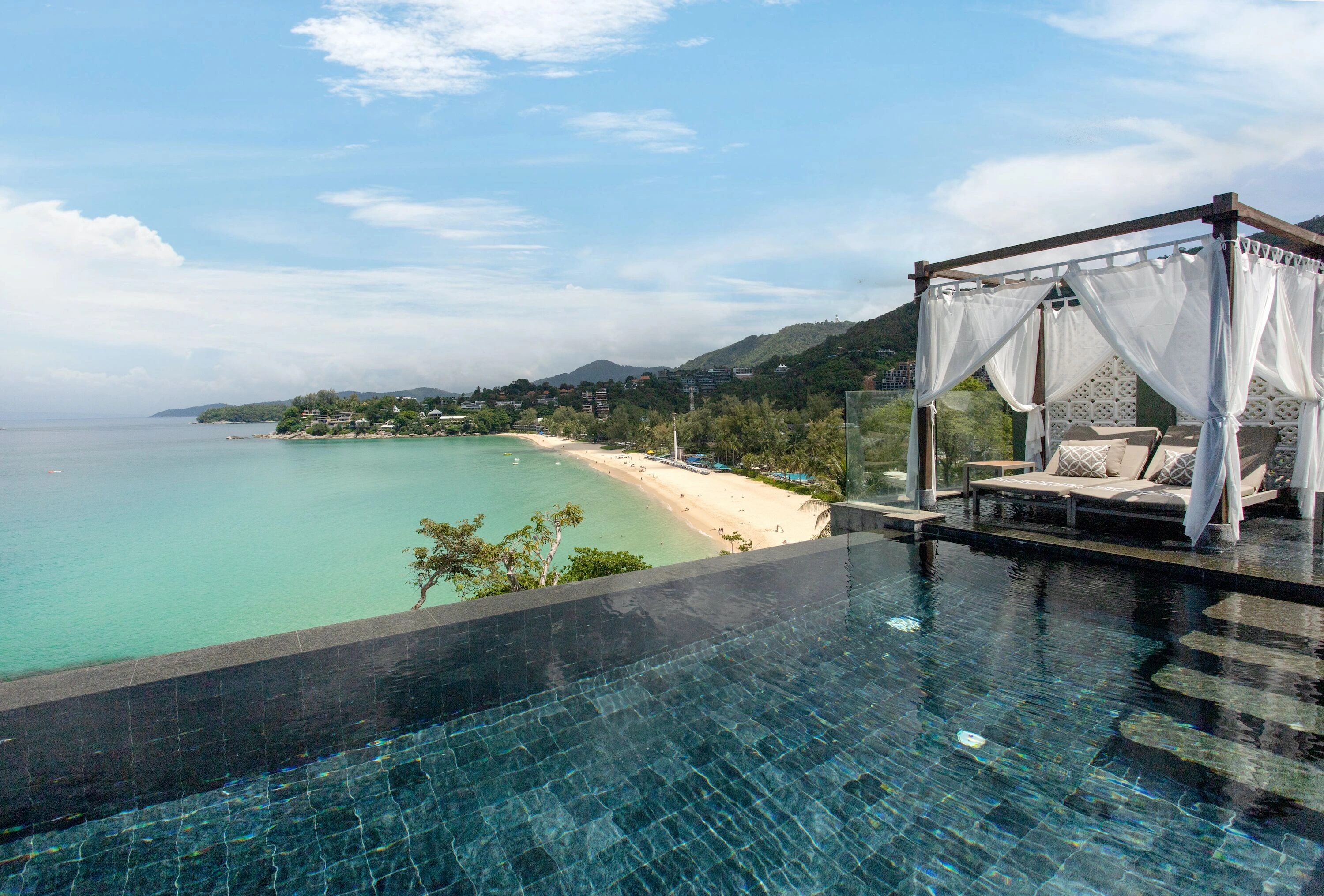 Private infinity pools with breathtaking views of the Andaman Sea