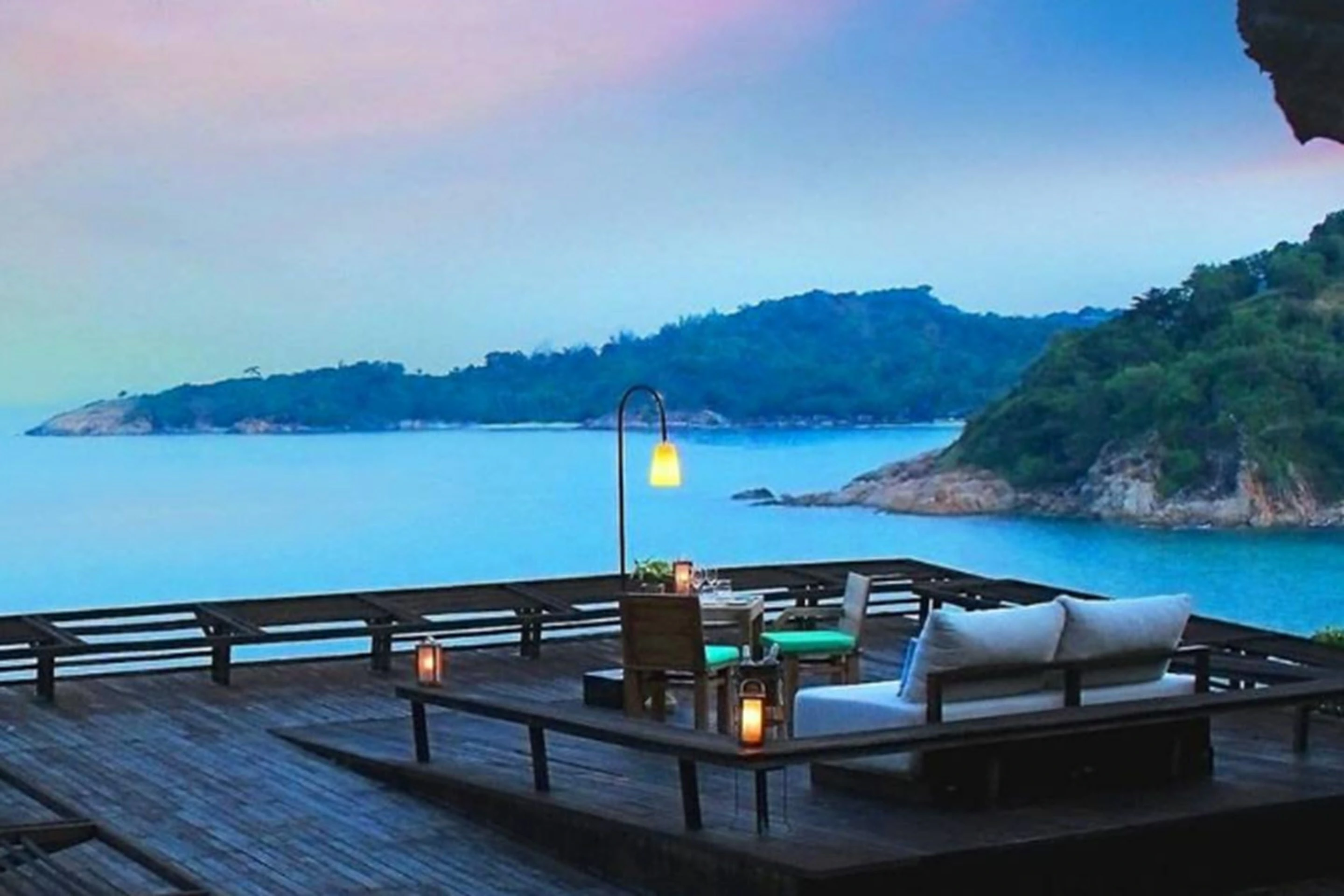 Private infinity pools with breathtaking views of the Six Senses Koh Samui