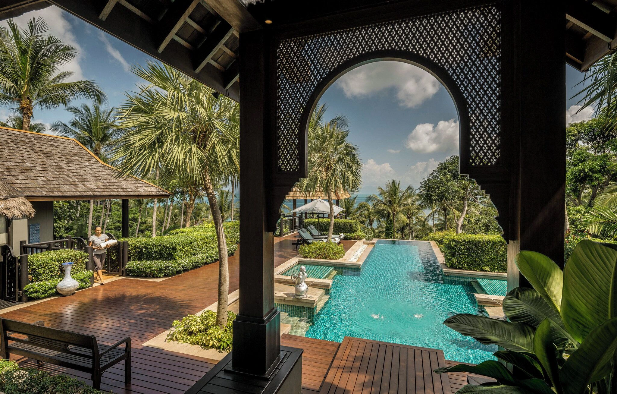 Four Seasons Koh Samui hillside villa overlooking the Gulf